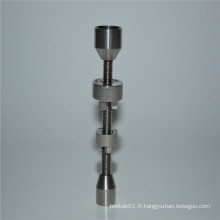 Duo 14 / 18mm Dome Titanium Nail for Wholesale Smoking (ES-TN-045)